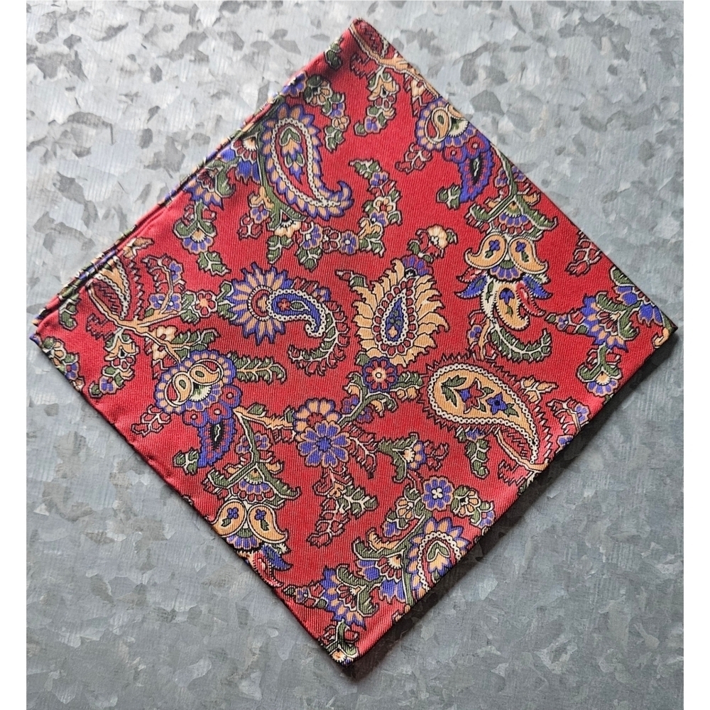 J. Crew English Silk Twill Pocket Square - Picture 3 of 4